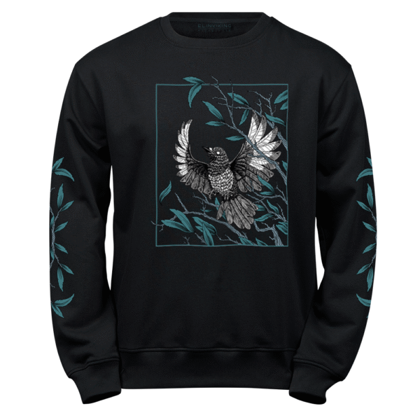 Sweatshirt - Skata (Midnatt version) - Bild 3