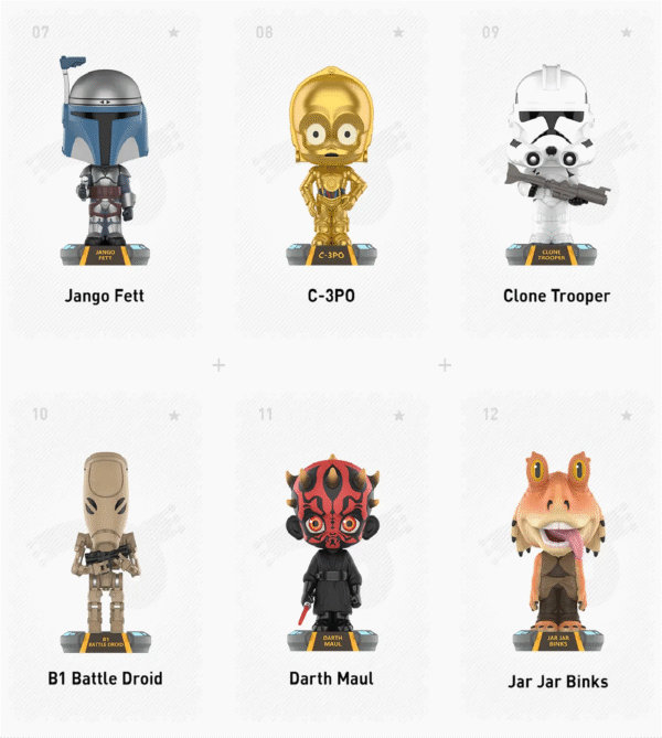 Star Wars Bobblehead Series blindbox - Bild 3
